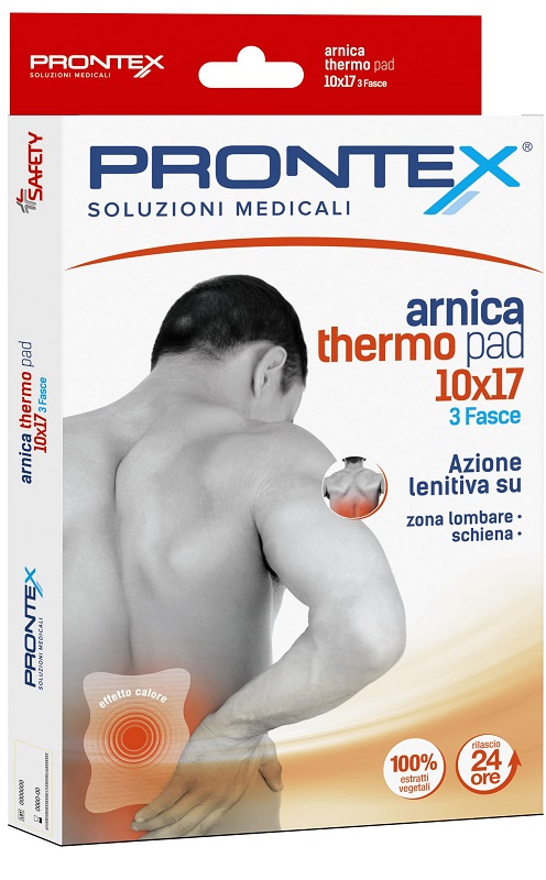 FASCIA PRONTEX ARNICA THERMO PAD 10 X 17 3 PEZZI - Farmacia Puddu Baire S.r.l.