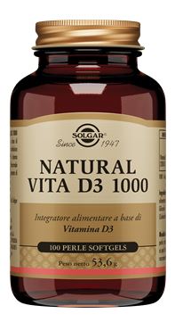 NATURAL VITA D3 1000 100 PERLE SOFTGEL - Farmacia Puddu Baire S.r.l.