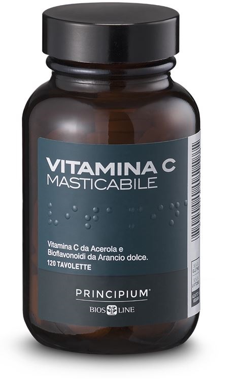 PRINCIPIUM VITAMINA C MASTICABILE 120 TAVOLETTE - Farmacia Puddu Baire S.r.l.