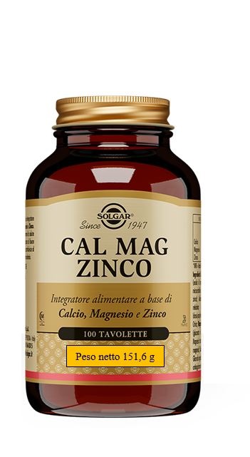 CAL MAG ZINCO 100 TAVOLETTE - Farmacia Puddu Baire S.r.l.