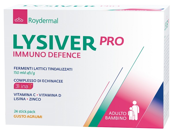 LYSIVER PRO IMMUNO DEFENCE 24 STICK PACK DA 3 G - Farmacia Puddu Baire S.r.l.