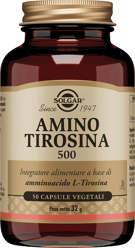 AMINO TIROSINA 500 50 CAPSULE VEGETALI - Farmacia Puddu Baire S.r.l.