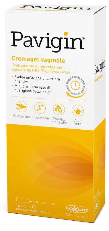 PAVIGIN CREMAGEL VAGINALE 30 ML CON 6 CANNULE VAGINALI MONOUSO - Farmacia Puddu Baire S.r.l.