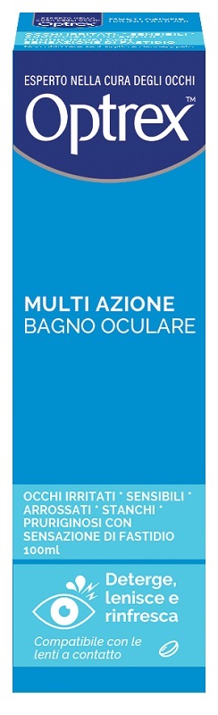 BAGNO OCULARE OPTREX MULTI AZIONE 100 ML - Farmacia Puddu Baire S.r.l.