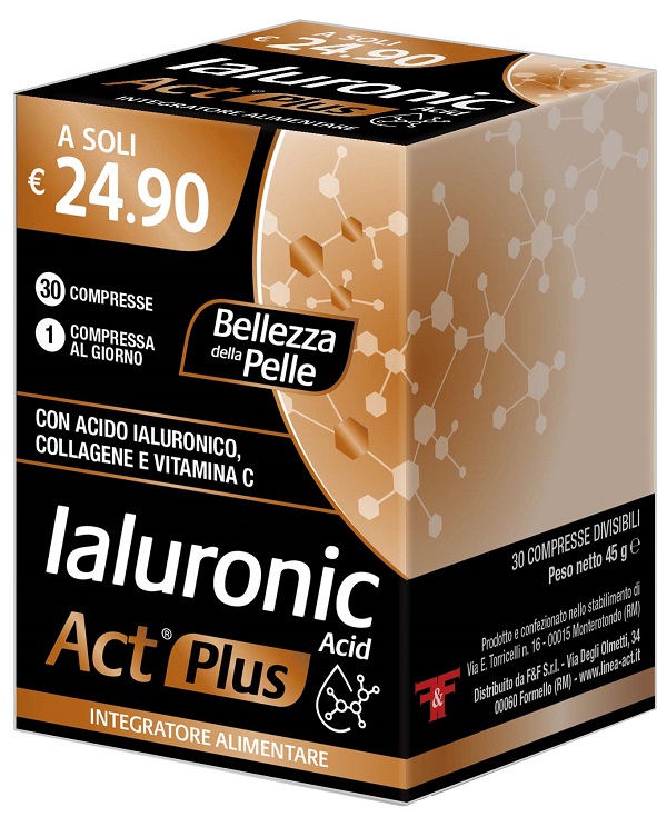 IALURONIC ACID ACT PLUS 30 COMPRESSE DIVISIBILI - Farmacia Puddu Baire S.r.l.