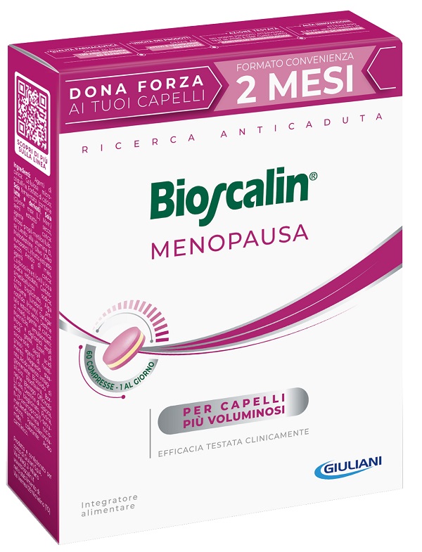 BIOSCALIN MENOPAUSA 60 COMPRESSE - Farmacia Puddu Baire S.r.l.