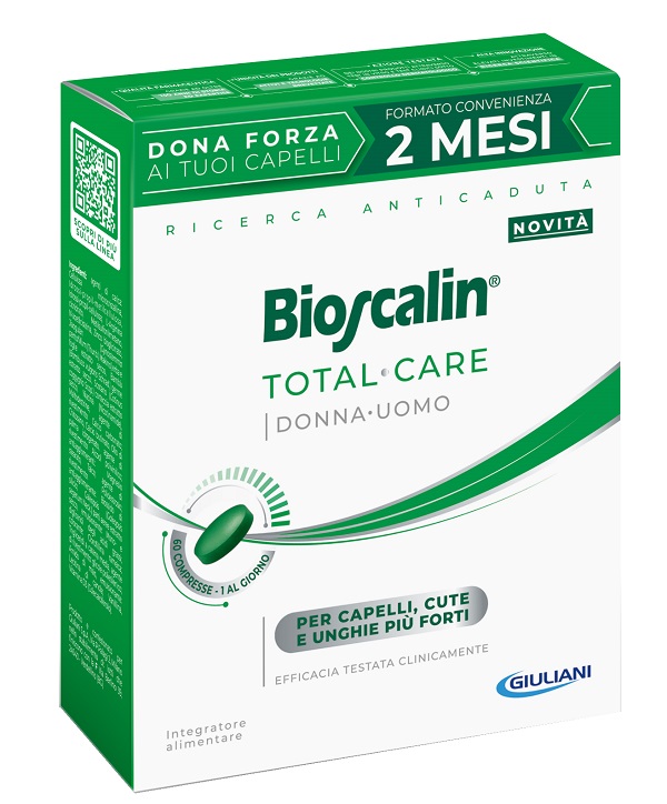BIOSCALIN TOTAL CARE 60 COMPRESSE - Farmacia Puddu Baire S.r.l.