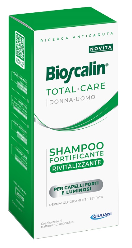 BIOSCALIN TOTAL CARE SHAMPOO FORTIFICANTE RIVITALIZZANTE 200 ML - Farmacia Puddu Baire S.r.l.