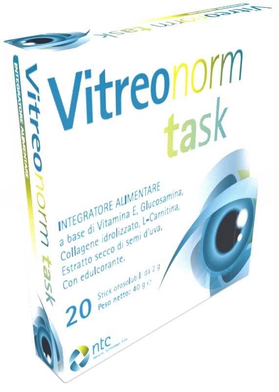 VITREONORM TASK 20 STICK OROSOLUBILI 2 G - Farmacia Puddu Baire S.r.l.