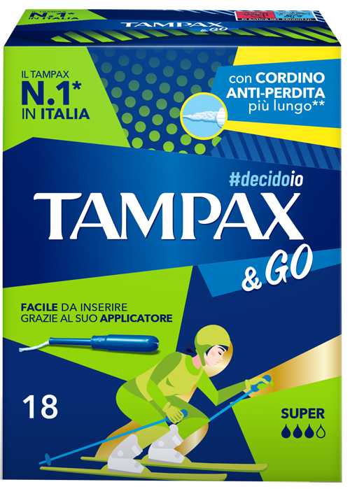 TAMPAX &GO SUPER 18 PEZZI - Farmacia Puddu Baire S.r.l.