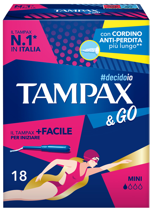 TAMPAX &GO MINI 18 PEZZI - Farmacia Puddu Baire S.r.l.