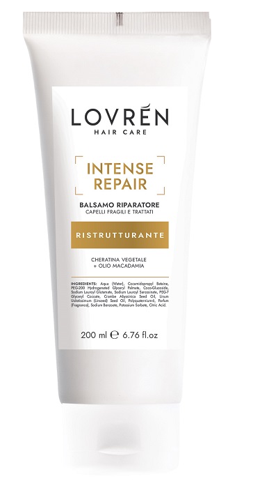 LOVREN HAIR CARE INTENSE REPAIR BALSAMO RISTRUTTURANTE 200 ML - Farmacia Puddu Baire S.r.l.