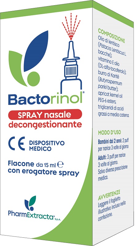 BACTORINOL SPRAY NASALE 15 ML - Farmacia Puddu Baire S.r.l.