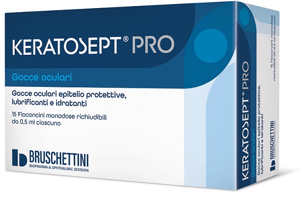 GOCCE OCULARI KERATOSEPT PRO 15 FLACONCINI MONODOSE RICHIUDIBILI DA 0,5 ML - Farmacia Puddu Baire S.r.l.