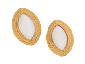 ATELIER FRATTINA 60 ORECCHINO BOTTONE ORO VINTAGE - Farmacia Puddu Baire S.r.l.