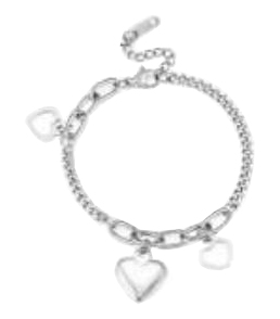 ATELIER FRATTINA 81 BRACCIALE CUORE ARGENTO - Farmacia Puddu Baire S.r.l.