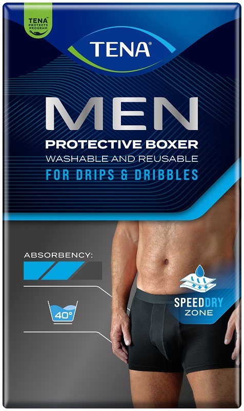 TENA MEN PROTECTIVE BOXER ASSORBENTE LAVABILE MEDIUM 1 PEZZO - Farmacia Puddu Baire S.r.l.