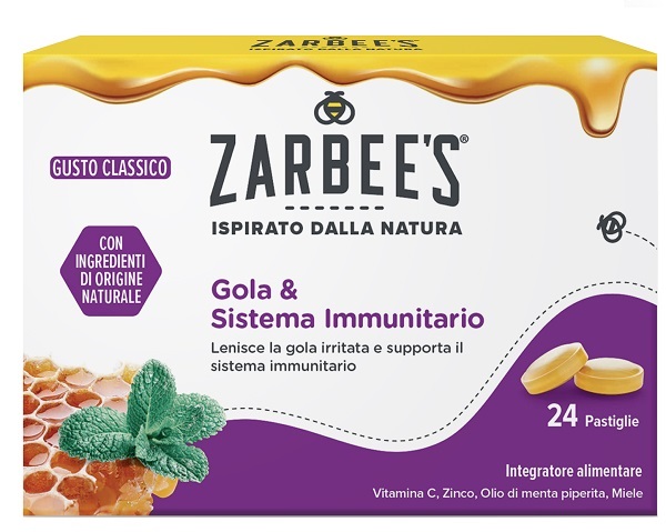 ZARBEE'S GOLA & SISTEMA IMMUNITARIO 24 PASTIGLIE - Farmacia Puddu Baire S.r.l.