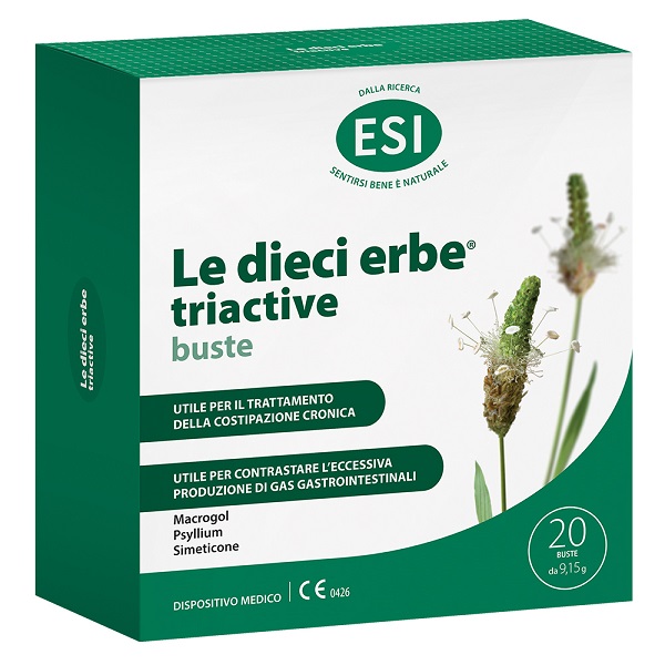 ESI LE DIECI ERBE TRIACTIVE 20 BUSTINE - Farmacia Puddu Baire S.r.l.
