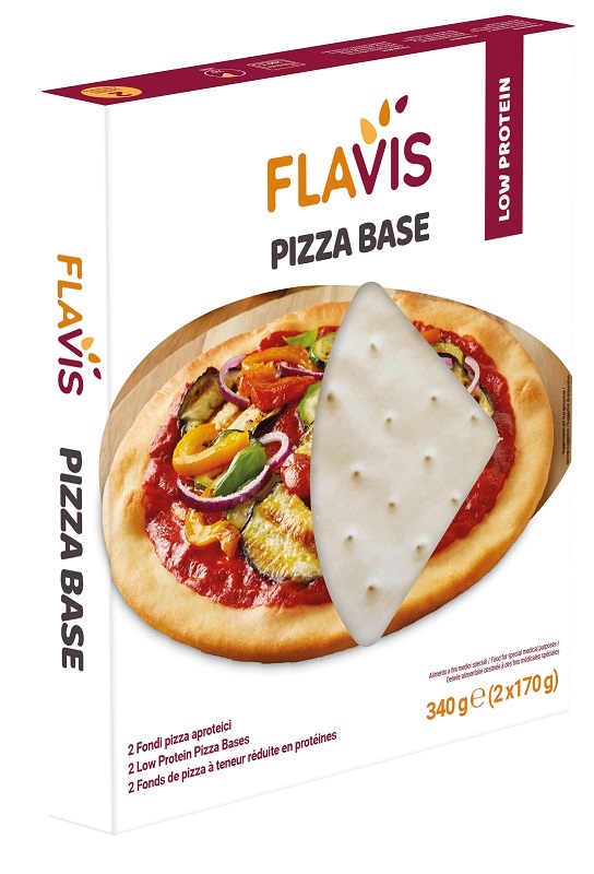 FLAVIS PIZZA BASE 2 FONDI PIZZA APROTEICI DA 170 G - Farmacia Puddu Baire S.r.l.