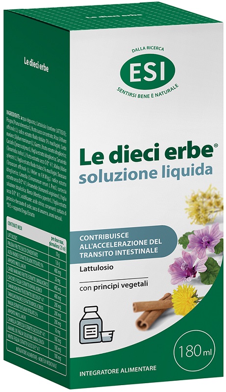 ESI LE DIECI ERBE SOLUZIONE LIQUIDA 180 ML - Farmacia Puddu Baire S.r.l.