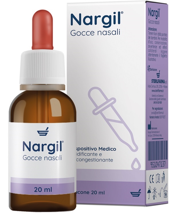 GOCCE NASALI NARGIL 20 ML - Farmacia Puddu Baire S.r.l.
