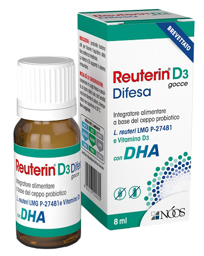 REUTERIN D3 DIFESA GOCCE CON DHA 8 ML - Farmacia Puddu Baire S.r.l.