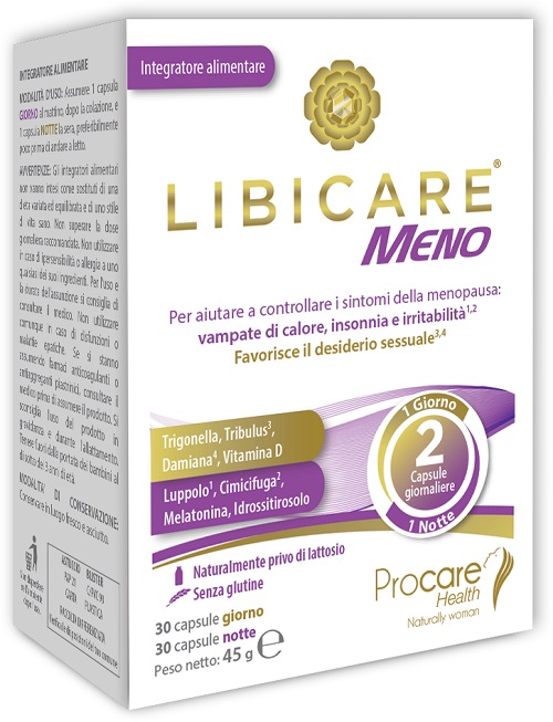 LIBICARE MENO 60 CAPSULE - Farmacia Puddu Baire S.r.l.