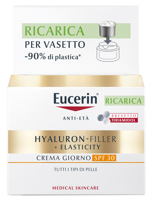 EUCERIN HYALURON-FILLER + ELASTICITY CREMA GIORNO SPF30 RICARICA 50 ML - Farmacia Puddu Baire S.r.l.
