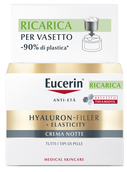 EUCERIN HYALURON-FILLER + ELASTICITY CREMA NOTTE RICARICA 50 ML - Farmacia Puddu Baire S.r.l.