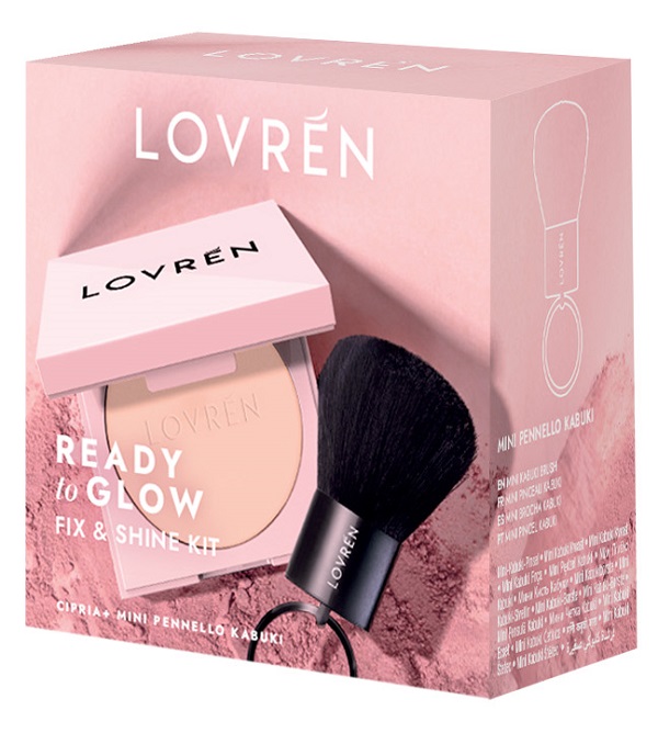 LOVREN READY TO GLOW TRAVEL KIT CIPRIA FIX & SHINE 1 CIPRIA  + 1 PENNELLO KABUKI - Farmacia Puddu Baire S.r.l.
