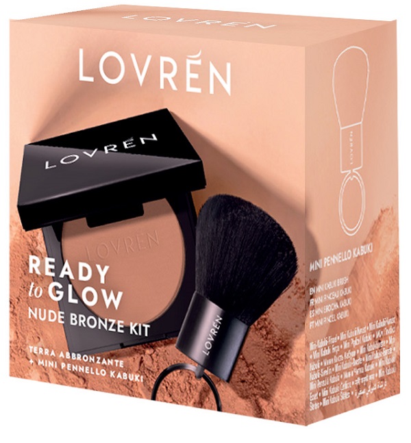 LOVREN READY TO GLOW TRAVEL KIT TERRA NUDE BRONZE KIT 1 TERRA ABBRONZANTE NUDE BRONZE + 1 PENNELLO KABUKI - Farmacia Puddu Baire S.r.l.