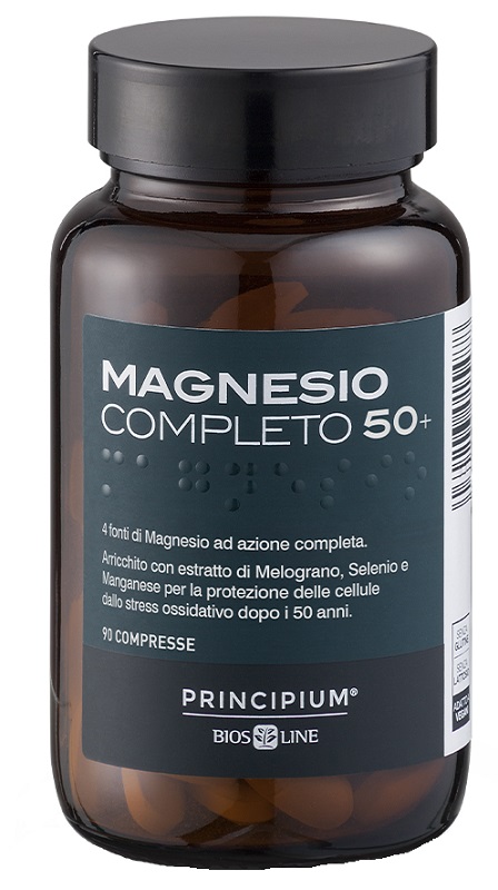 PRINCIPIUM MAGNESIO COMPLETO BREVETTATO 50+ 90 COMPRESSE - Farmacia Puddu Baire S.r.l.