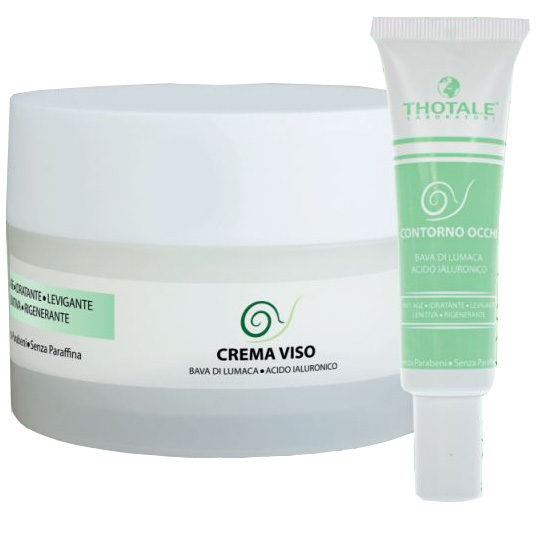 THOTALE BAVA LUMACA COFANETTO 1 CREMA VISO 50 ML + 1 CONTORNO OCCHI 30 ML - Farmacia Puddu Baire S.r.l.