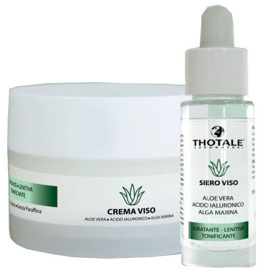 THOTALE ALOE VERA COFANETTO 1 CREMA VISO 50 ML + 1 SIERO VISO 30 ML - Farmacia Puddu Baire S.r.l.