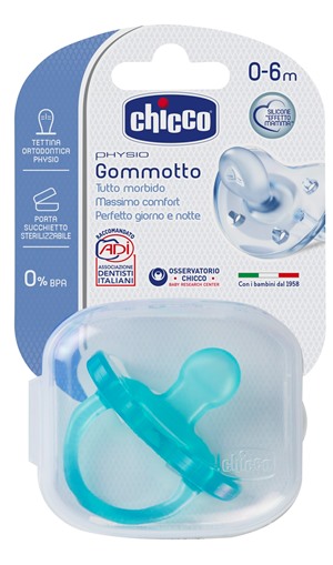 CHICCO GOMMOTTO IN SILICONE BOY 0-6 MESI 1 PEZZO - Farmacia Puddu Baire S.r.l.