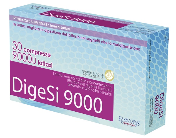 DIGESI 9000 30 COMPRESSE 9000U LATTASI - Farmacia Puddu Baire S.r.l.