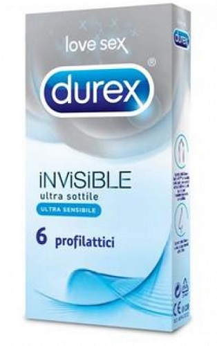 DUREX INVISIBLE PROFILATTICO 6 PEZZI - Farmacia Puddu Baire S.r.l.