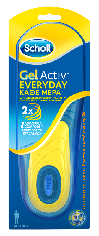 SCHOLL GEL ACTIV EVERYDAY UOMO - Farmacia Puddu Baire S.r.l.