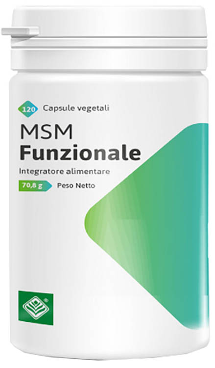 MSM FUNZIONALE 120 CAPSULE DA 590 MG - Farmacia Puddu Baire S.r.l.