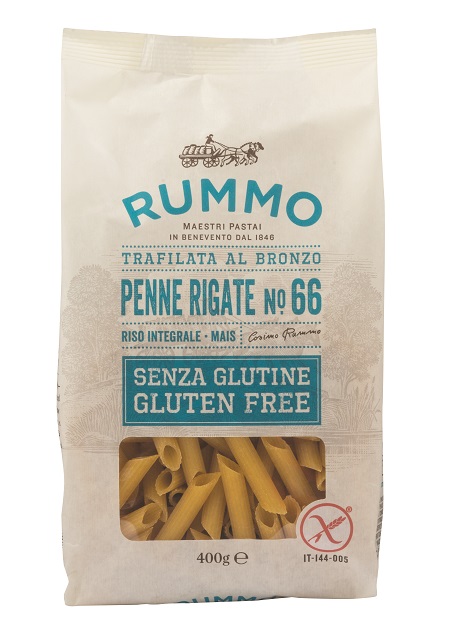 RUMMO PENNE RIGATE N66 DI RISO INTEGRALE E MAIS 400 G - Farmacia Puddu Baire S.r.l.