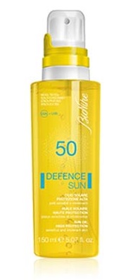 DEFENCE SUN 50 OLIO SOLARE PROTEZIONE ALTA 150 ML - Farmacia Puddu Baire S.r.l.