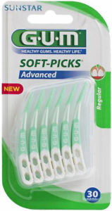 GUM SOFT-PICKS ADVANCED 30 PEZZI - Farmacia Puddu Baire S.r.l.