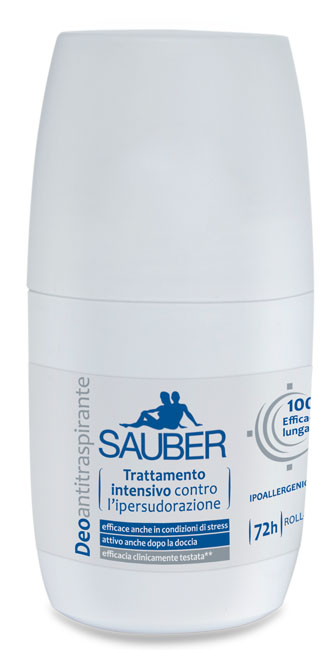 SAUBER ANTITRASPARANTE 72 ORE ROLL-ON - Farmacia Puddu Baire S.r.l.