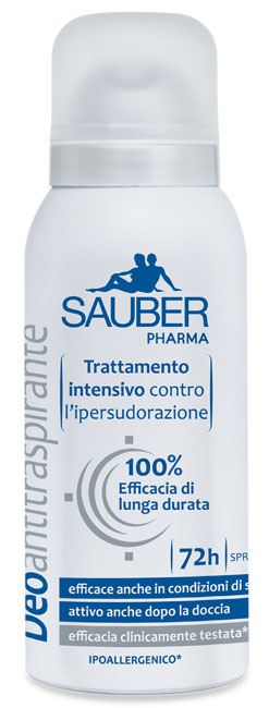 SAUBER ANTITRASPIRANTE 72 ORE SPRAY - Farmacia Puddu Baire S.r.l.