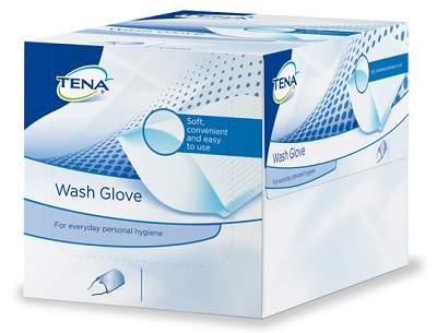 GUANTO PER IGIENE TENA WASH 50 PEZZI - Farmacia Puddu Baire S.r.l.