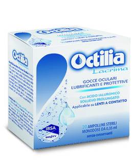 OCTILIA LACRIMA SOLLIEVO PROLUNGATO 20 FLACONCINI MONODOSE 0,35 ML - Farmacia Puddu Baire S.r.l.