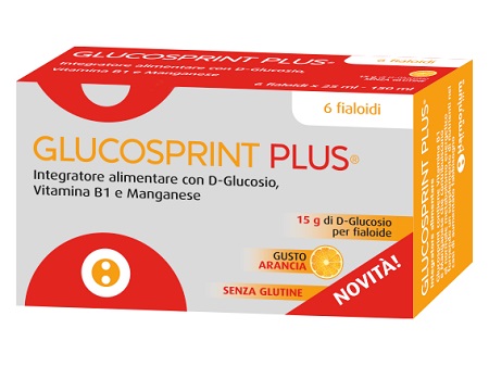 GLUCOSPRINT PLUS ARANCIA 6 FIALOIDI DA 25 ML - Farmacia Puddu Baire S.r.l.