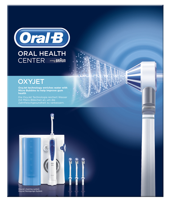 ORAL-B ORAL HEALTH CENTER IDROPULSORE OXYJET MD20 - Farmacia Puddu Baire S.r.l.
