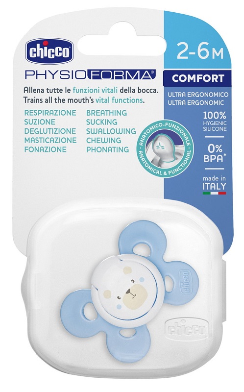 CHICCO SUCCHIETTO COMFORT BOY IN SILICONE 0-6 MESI 1 PEZZO - Farmacia Puddu Baire S.r.l.